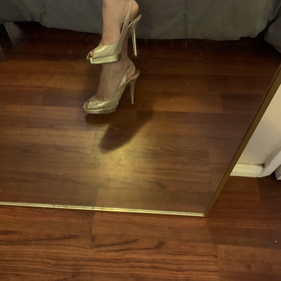 Jimmy Choo Nova Platform Peep Toe Shoes 9 - Picture 4 of 11
